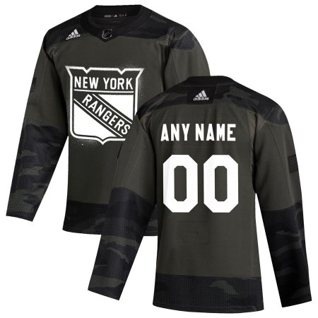 New York Rangers - 2019 Veterans Day Authentic Practice NHL Jersey/Customized