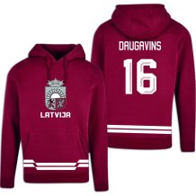 Latvia - Kaspars Daugavins 2026 Hockey Sweatshirt
