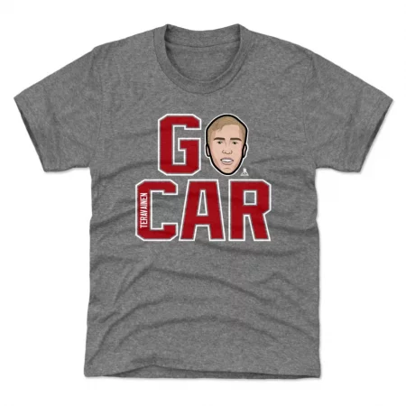 Carolina Hurricanes Youth - Teuvo Teravainen GO CAR Gray NHL T-Shirt