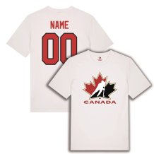 Canada - Team White Hockey Tshirt/Customized