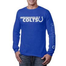 Indianapolis Colts - Horizontal Text Long Sleeve  NFL Tshirt