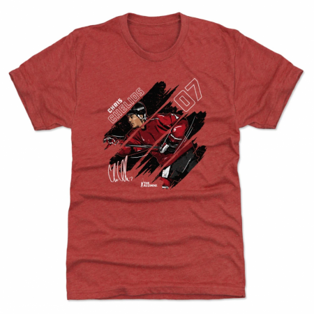 Chicago Blackhawks - Chris Chelios Stripes Red NHL T-Shirt