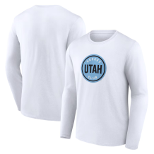 Utah Hockey Club - Primary Logo White NHL Langärmlige Shirt