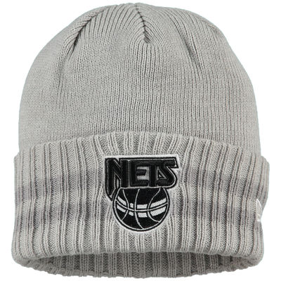 Brooklyn Nets - 2 Striped Cuffed NBA knit Hat