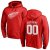 Detroit Red Wings - Team Authentic NHL Hoodie/Name und Nummer