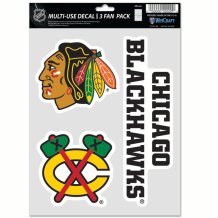 Chicago Blackhawks - Team Set 3 NHL Aufkleber-Set
