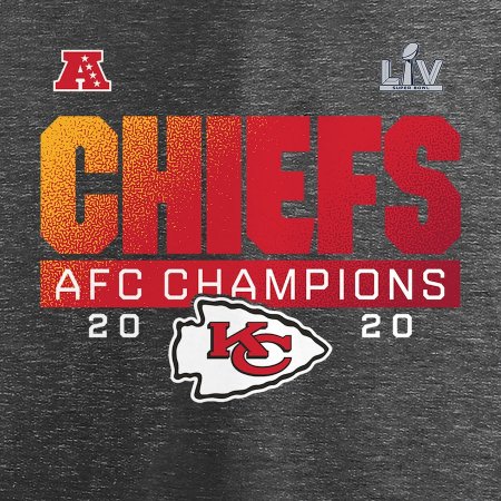 Kansas City Chiefs - 2020 AFC Champions Scramble NFL Koszułka