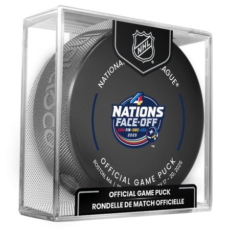 4 Nations Face-Off Official Game Hockey Krążek