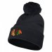 Chicago Blackhawks - Team Cuffed Pom NHL Knit Hat