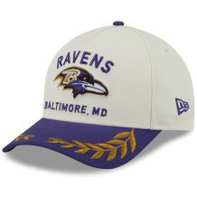 Baltimore Ravens - 2025 Draft Cream 9Forty NFL Šiltovka