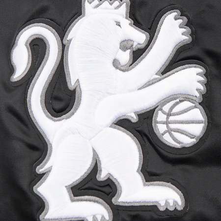 Sacramento Kings - Script Tail Full-Snap Satin Varsity NBA Jacket
