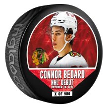 Chicago Blackhawks - Connor Bedard Debut NHL Puk
