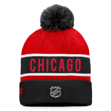 Chicago Blackhawks - Authentic Pro Rink Cuffed NHL Zimní čepice