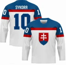 Slovakia - Adam Sykora Hockey Replica Jersey White