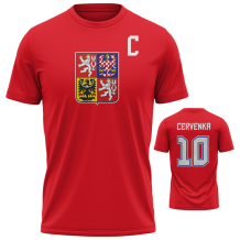 Tschechien - Roman Červenka Hockey Tshirt-rot