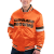 Cleveland Browns - Full-Snap Varsity Navy Satin NFL Jacket