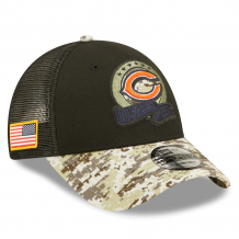 Chicago Bears - 2022 Salute To Service "C" 9Forty NFL Cap