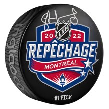Montreal Canadiens - Juraj Slafkovsky Podpísaný 2022 Draft NHL Puk