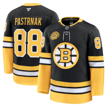 Boston Bruins - David Pastrnak 100th Anniversary Alternate Premium NHL Jersey