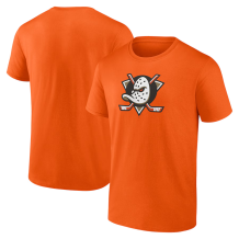 Anaheim Ducks - New Primary Logo Orange NHL T-Shirt
