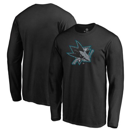 San Jose Sharks - Static Logo NHL Long Sleeve T-Shirt