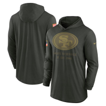 San Francisco 49ers - 2025 Salute To Service Lightweight NFL Hoodie