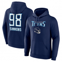 Tennessee Titans - Jeffery Simmons Wordmark NFL Mikina s kapucňou