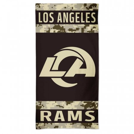Los Angeles Rams - Camo Spectra NFL Beach Towel
