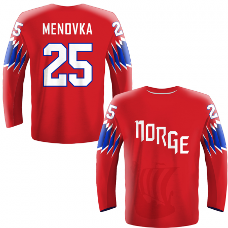 Norway - Hockey Replica Fan Jersey Red/Customized