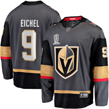 Vegas Golden Knights - Jack Eichel 2023 Stanley Cup Champs Alternate NHL Trikot