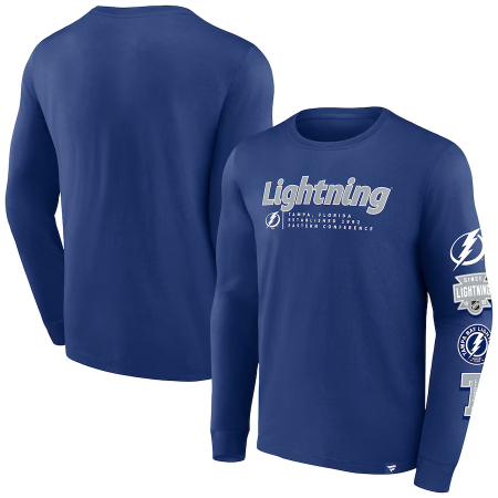 Tampa Bay Lightning - Strike the Goal NHL Long-Sleeve T-Shirt