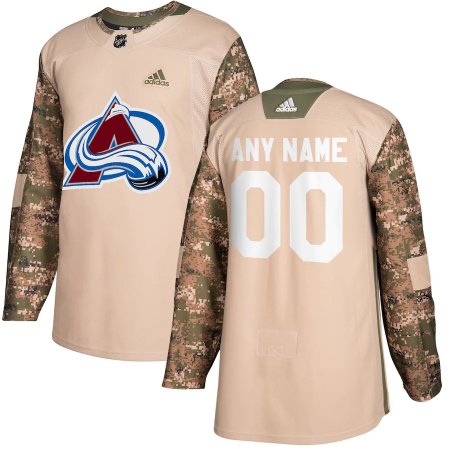 Colorado Avalanche - Camo Veterans Day Practice NHL Trikot/Name und Nummer