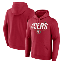 San Francisco 49ers - Pylon Outline NFL Bluza s kapturem