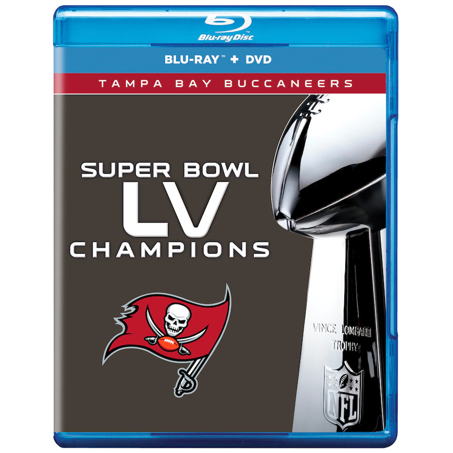 Tampa Bay Buccaneers Super Bowl LV Champions DVD/Blu-Ray Combo Set
