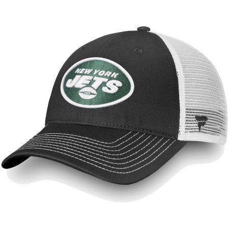 New York Jets - Fundamental Trucker Black/White NFL Cap