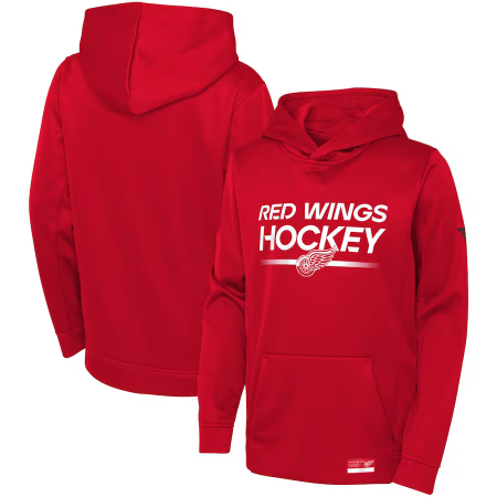Detroit Red Wings Dětské - Authentic Pro 23 NHL Mikina s kapucí