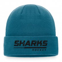 San Jose Sharks - Authentic Pro Locker Cuffed NHL Zimná čiapka