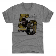 Pittsburgh Penguins - Kris Letang Offset Gray NHL T-Shirt