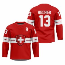 Szwajcaria - Nico Hischier 2026 Hockey Replica Fan Jersey