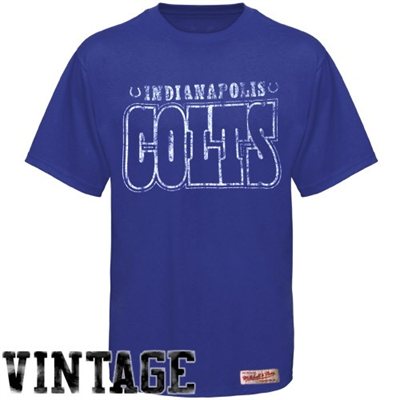Indianapolis Colts - Premium Vintage  NFL Tričko - Veľkosť: XXL/USA=3XL/EU