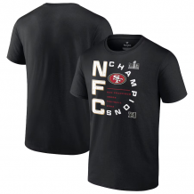 San Francisco 49ers - 2023 NFC Champions Side Draw NFL T-Shirt