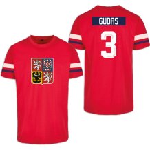 Czechy - Radko Gudas 2026 Hockey Koszulka - czerwony