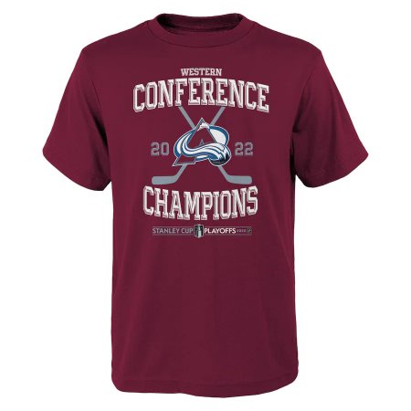 Colorado Avalanche Youth - 2022 Western Conference Champs NHL T-Shirt