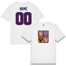 Czechy Primary Logo White Koszulka