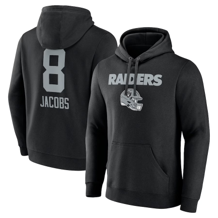 Las Vegas Raiders - Josh Jacobs Wordmark NFL Mikina s kapucí