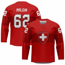 Schweiz - Denis Malgin Replica Fan Trikot