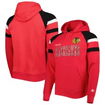 Chicago Blackhawks - Draft Fleece Raglan NHL Mikina s kapucňou