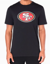San Francisco 49ers - Team Logo Black NFL T-Shirt