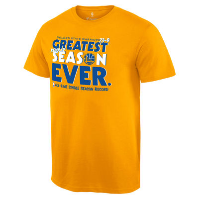Golden State Warriors - Record Breaking Season Exclusive NBA T-Shirt