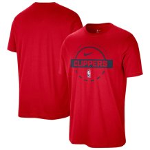 LA Clippers - 2025 Authentic Practice Red NBA Koszulka